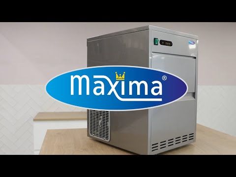 Machine à glaçons - 45 kg/jour - glaçons creux - refroidissement par air – Maxima 09300129