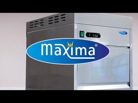 Machine à glaçons - 85 kg/jour - broyé/floconné - refroidissement par air – Maxima 09300138
