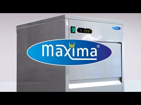 Machine à glaçons - 60 kg/jour - glaçons creux - refroidissement par air – Maxima 09300131