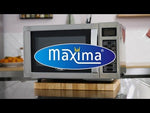 Micro-ondes - 1000W - 20 programmes - assiettes jusqu'à Ø32 cm – Maxima 09367010