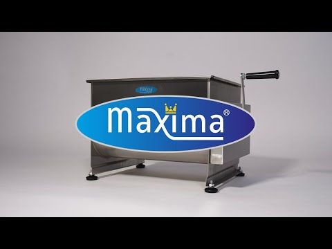 Mélangeur à viande - 40 L - 35 kg viande - axle double - manuel – Maxima 09368001