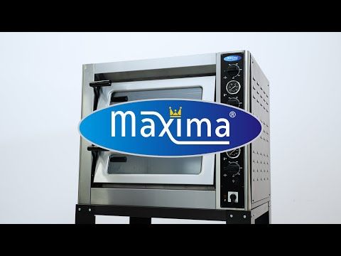 Four à pizza - s'adapte à 4 pizzas Ø30 cm - double étage – Maxima 09370030