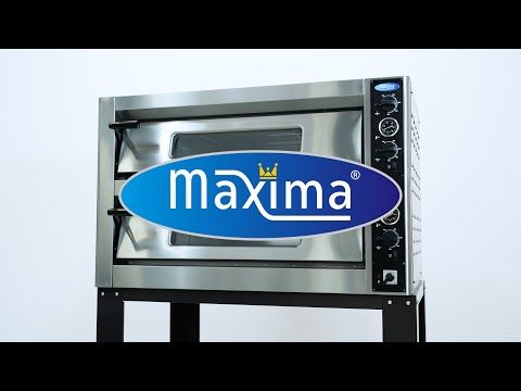Four à pizza - s'adapte à 12 pizzas Ø30 cm - double étage – Maxima 09370050