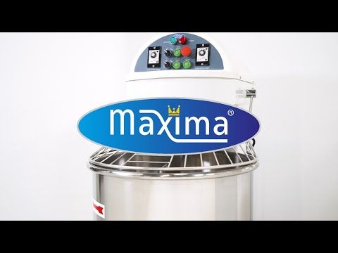Pétrin à spirale / pétrin à pâte - 130 L - 80 kg de pâte - 2 vitesses - 400V – Maxima 09361130