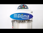 Pétrin à spirale / pétrin à pâte - 200 L - 120 kg de pâte - 2 vitesses - 400V – Maxima 09361150