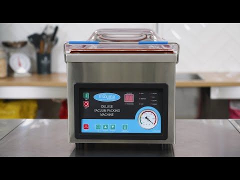 Machine à emballer sous vide - joint 30 cm - W32 x D37 x H18,5 cm chambre – Maxima 09300220
