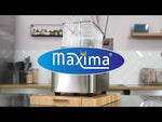 Friteuse - 2 x 4 L - 2 paniers - jusqu'à 2 kg de frites – Maxima 09300411