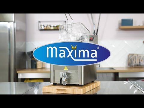 Friteuse - 8 L - 1 panier - avec robinet de vidange – Maxima 09300415