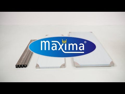 Table en acier inoxydable - 140 x 70 cm - hauteur réglable – Maxima 09364012