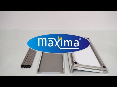 Table en acier inoxydable - 60 x 60 cm - hauteur réglable - avec dosseret et étagère de rangement – Maxima 09300974