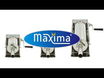 Poussoir à saucisses - 5 L - horizontale - incl 4 tubes de remplissage – Maxima 09300468