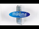 Réfrigérateur - 200 L - 3 étagères réglables - acier inoxydable – Maxima 09405004