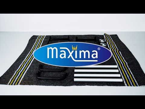 Chariot de service - 3 étagères en plastique - 103 x 50,5 cm – Maxima 09507002