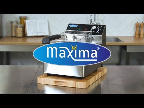 Friteuse - 11 L - 1 panier - jusqu'à 1,4 kg de frites – Maxima 09365226