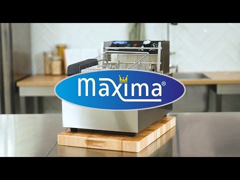 Friteuse - 6 L - 1 panier - jusqu'à 1,2 kg de frites – Maxima 09364950