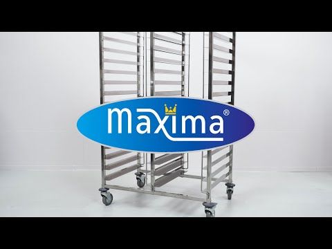 Chariot à plateaux - boulangerie - s'adapte à 32 plateaux (60 x 40c m) - excl plateaux – Maxima 09300549