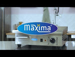 Plaque de gril - rainuré - 36 cm - incl plateau d'égouttement – Maxima 09365161