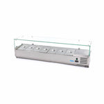 Réfrigérateur de préparation de comptoir - 160 cm - s'adapte à 7 x 1/3 GN – Maxima 09400329