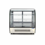Vitrine à gâteaux - 120 L - 70 cm - portes coulissantes arrière – Maxima 09400845