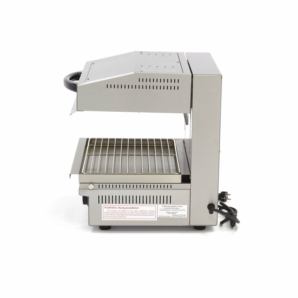 Salamandre grill - 44 x 32 cm - 2800W - avec élévateur – Maxima 09300061