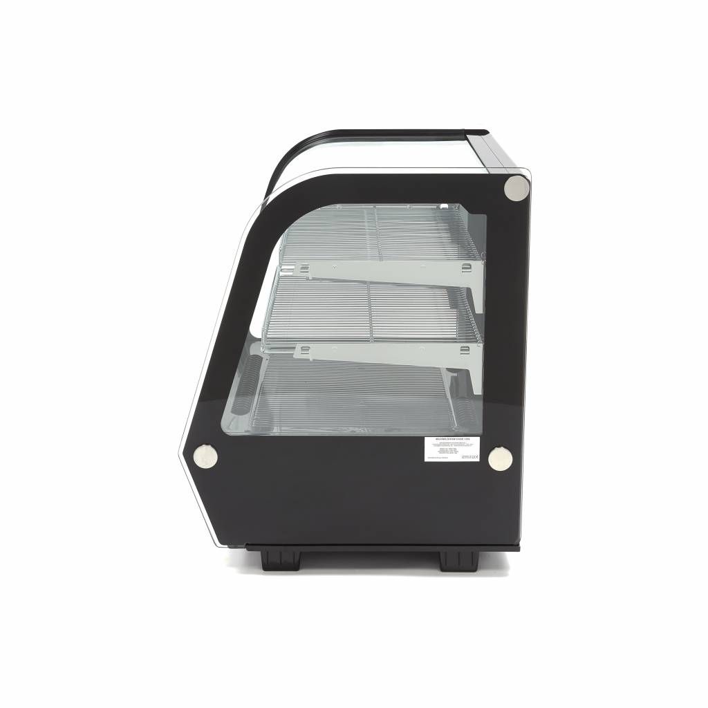 Vitrine à gâteaux - 120 L - 70 cm - portes coulissantes arrière – Maxima 09400845