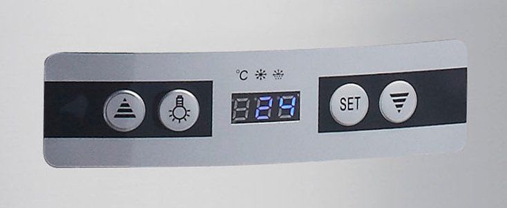 Vitrine à gâteaux - 100 L - 48 cm - ronde – Maxima 09400841