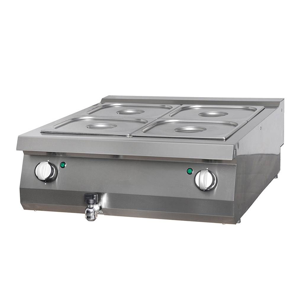 Heavy Duty bain marie - unité double - profondeur 70 cm - électrique – Maxima 09398135