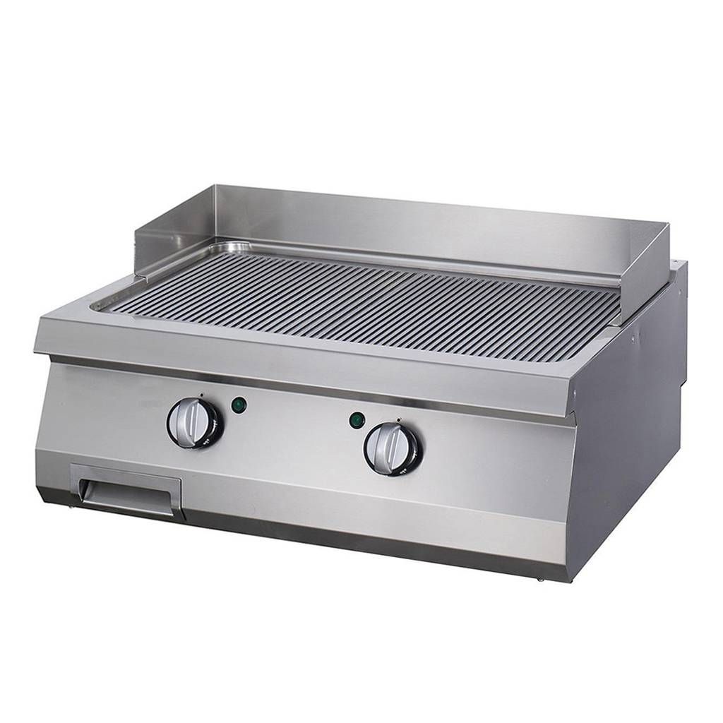 Heavy Duty plaque de gril - rainuré - unité double- profondeur 70 cm - électrique – Maxima 09395054