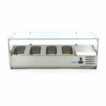 Réfrigérateur de préparation de comptoir - 120 cm - s'adapte à 4 x 1/3 GN – Maxima 09400320
