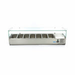 Réfrigérateur de préparation de comptoir - 160 cm - s'adapte à 7 x 1/3 GN – Maxima 09400329