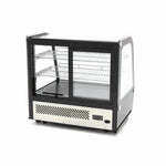 Vitrine à gâteaux - 120 L - 70 cm - portes coulissantes arrière – Maxima 09400845