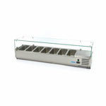 Réfrigérateur de préparation de comptoir - 160 cm - s'adapte à 7 x 1/3 GN – Maxima 09400329