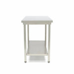 Table en acier inoxydable - 200 x 70 cm - hauteur réglable – Maxima 09364021