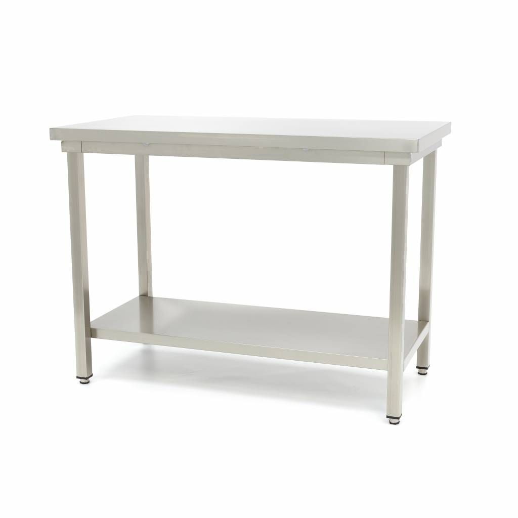 Table en acier inoxydable - 100 x 70 cm - hauteur réglable – Maxima 09364006