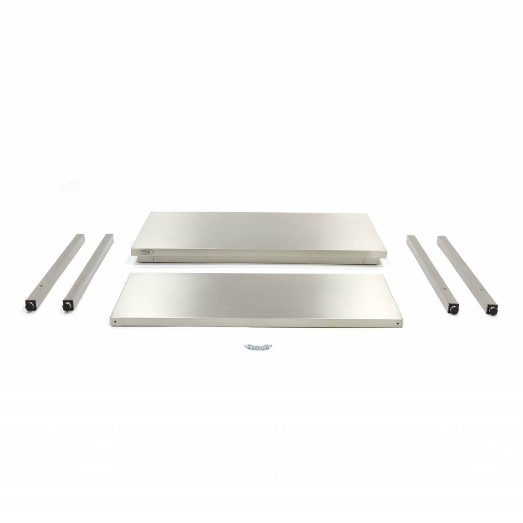 Table en acier inoxydable - 160 x 70 cm - hauteur réglable – Maxima 09364015