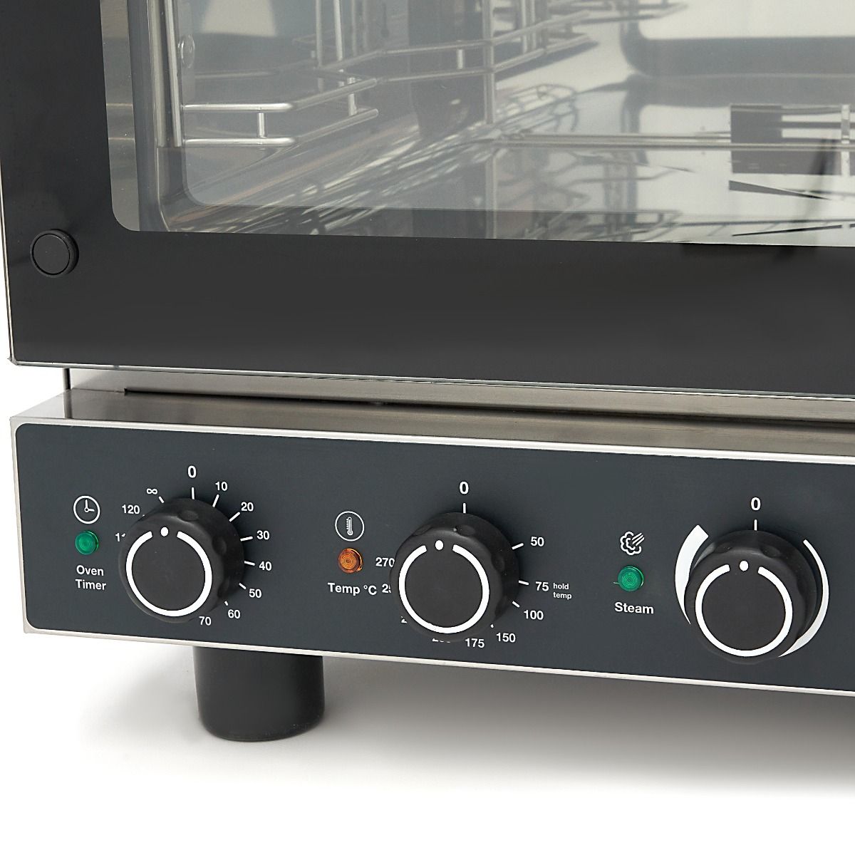 Four combiné - s'adapte à 4 plateaux (1/1 GN / 60 x 40 cm) - analogique - 400V – Maxima 08500202