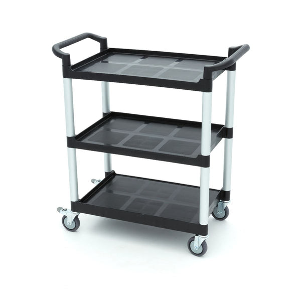Chariot de service - 3 étagères en plastique - 86,5 x 42,5 cm – Maxima 09507001