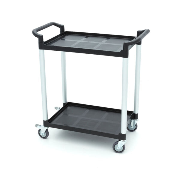 Chariot de service - 2 étagères en plastique - 86,5 x 42,5 cm – Maxima 09507003
