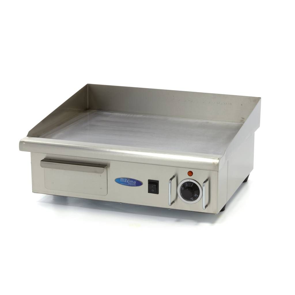 Plaque de gril - lisse - 55 cm - incl plateau d'égouttementl – Maxima 09300065