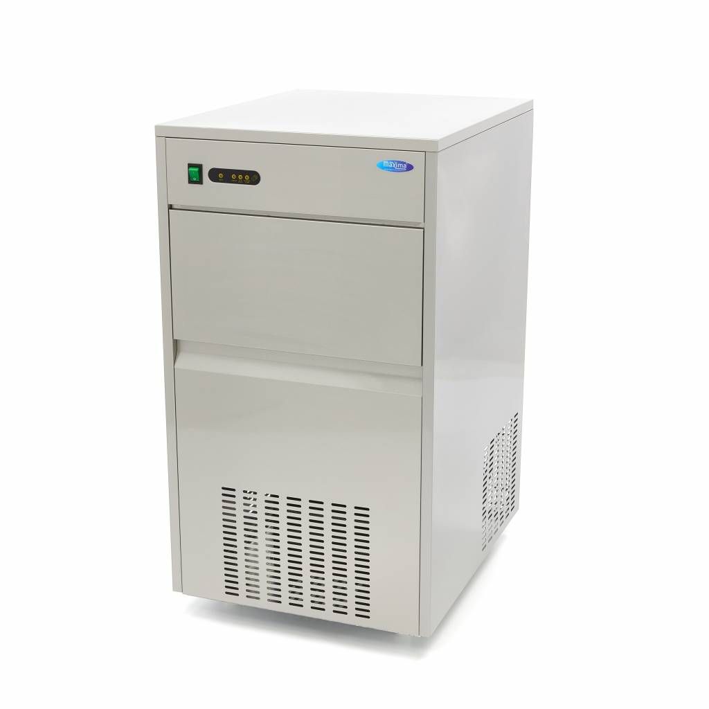 Machine à glaçons - 80 kg/jour - glaçons creux - refroidissement par air – Maxima 09300132