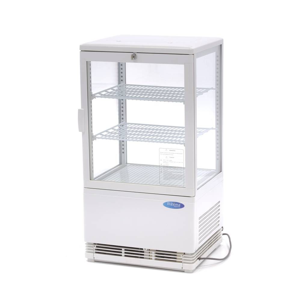 Vitrine réfrigérée - 58 L - 43 cm - blanc – Maxima 09400800
