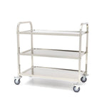 Chariot en acier inoxydable - 3 étagères – Maxima 09300546