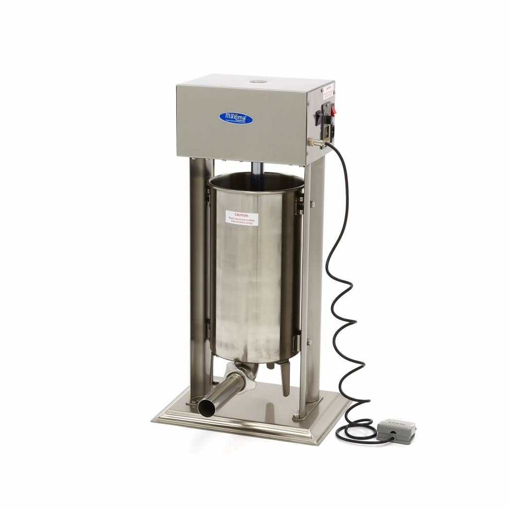 Poussoir à saucisses - 15 L - automatique - verticale - incl 4 tubes de remplissage – Maxima 09300457