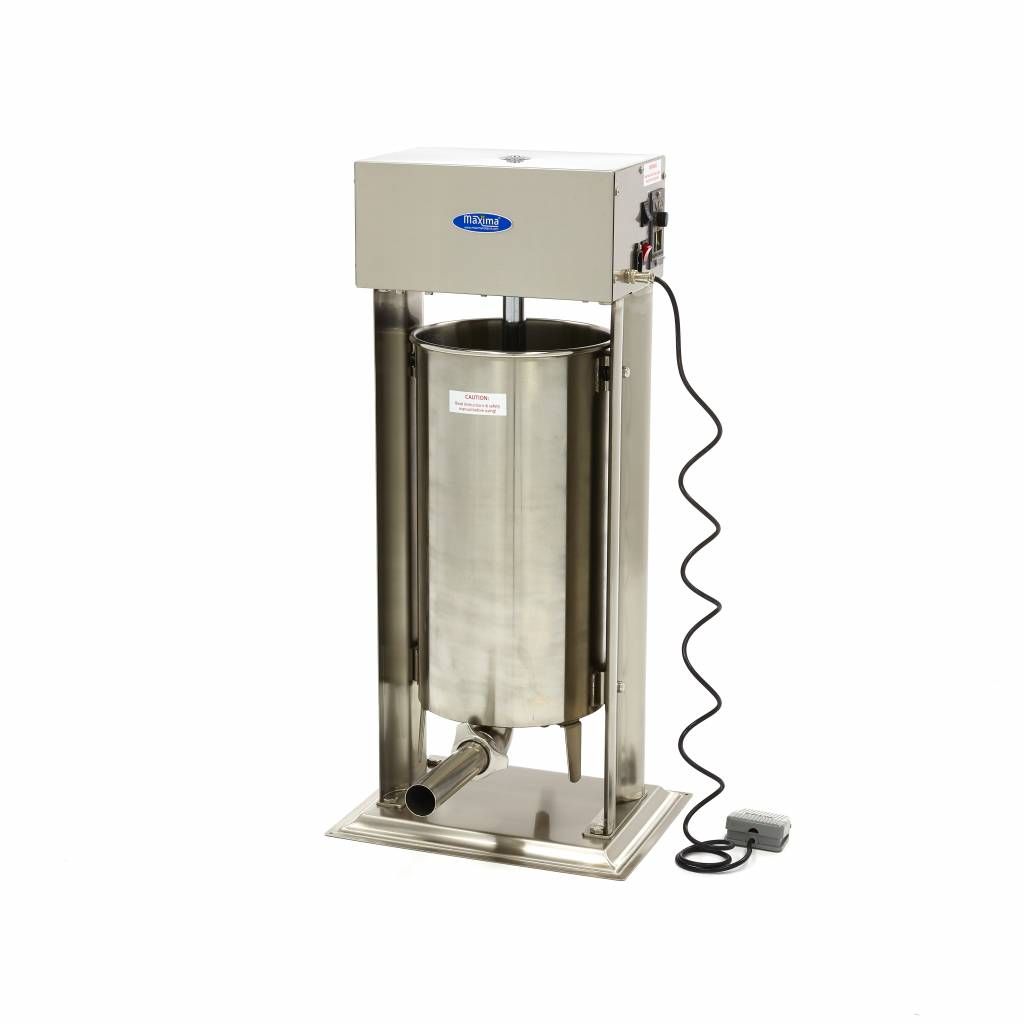 Poussoir à saucisses - 25 L - automatique - verticale - incl 4 tubes de remplissage – Maxima 09300459
