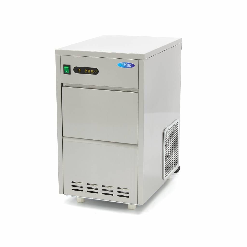 Machine à glaçons - 24 kg/jour - glaçons creux - refroidissement par air – Maxima 09300122