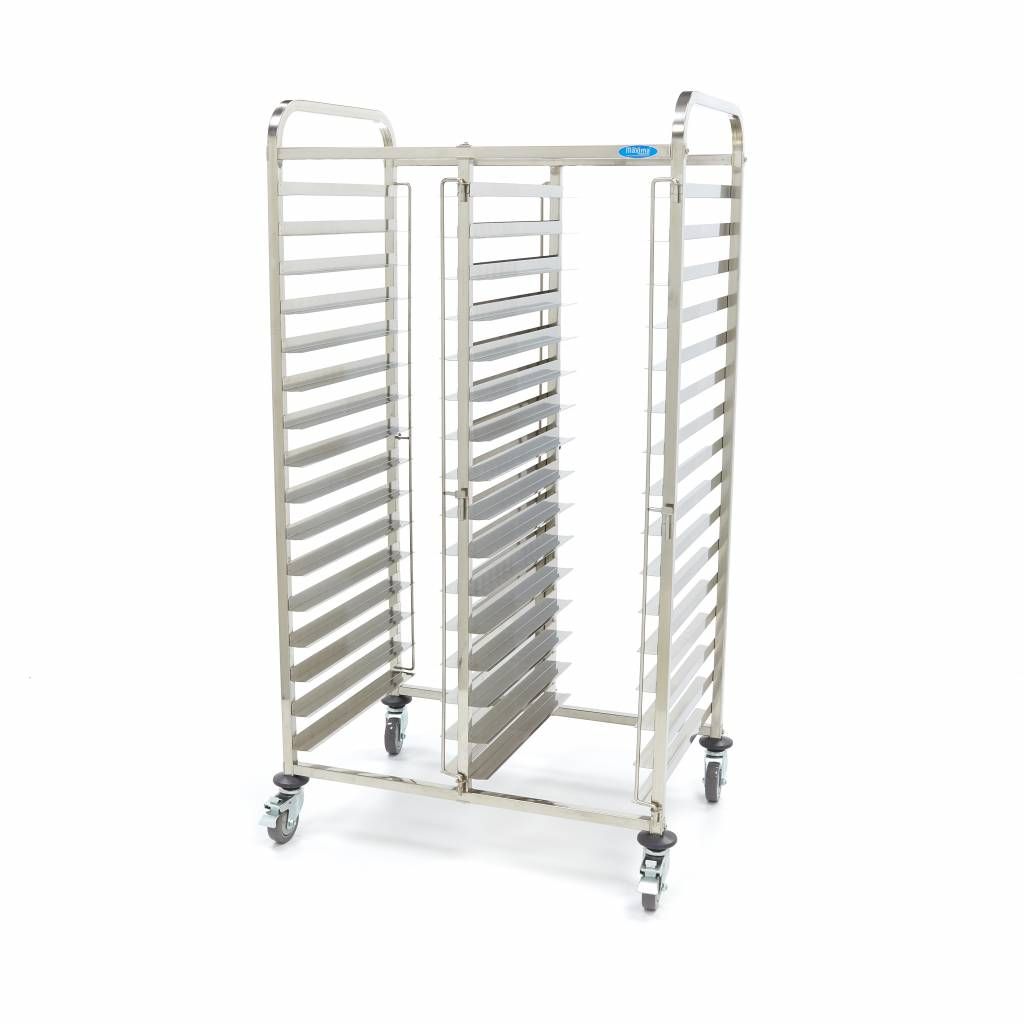 Chariot à plateaux - boulangerie - s'adapte à 32 plateaux (60 x 40c m) - excl plateaux – Maxima 09300549