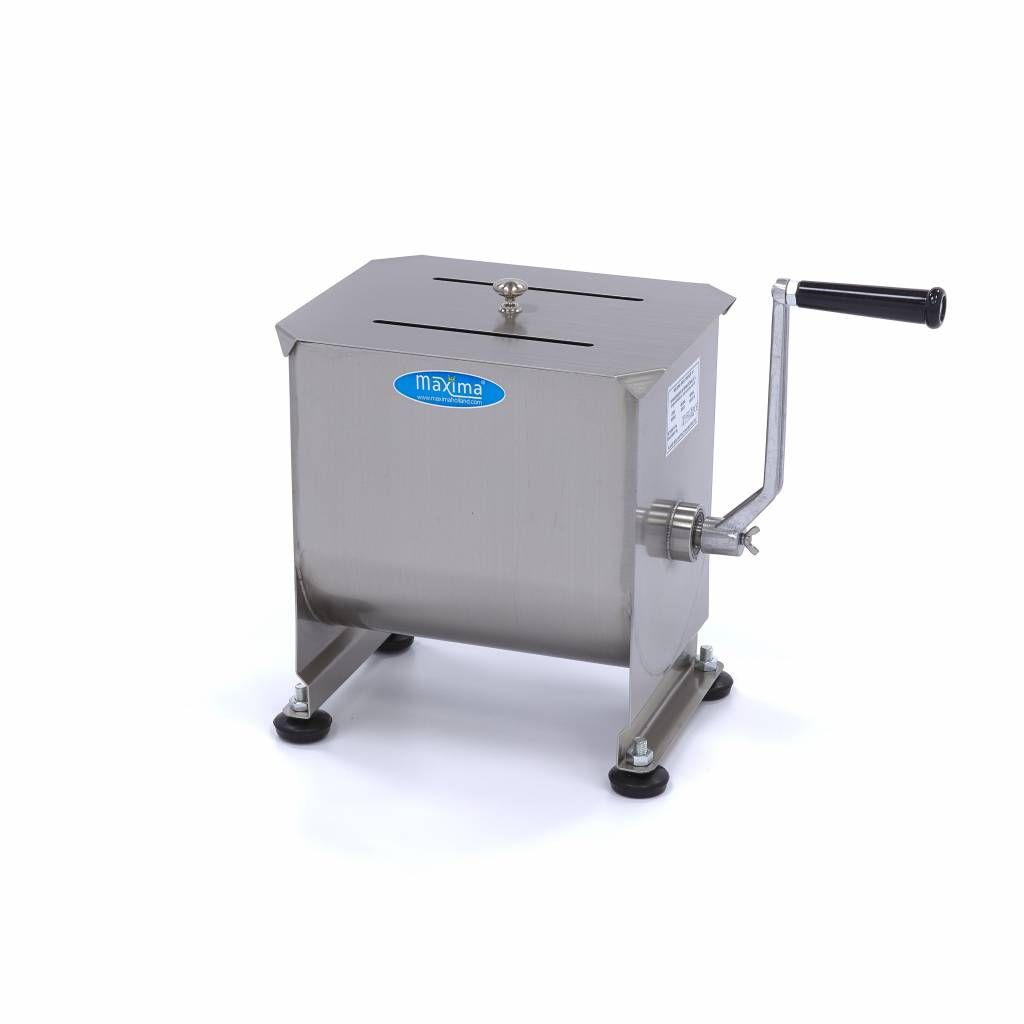 Mélangeur à viande - 10 L - 7,5 kg viande - axle unique - manuel – Maxima 09300440