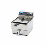 Friteuse - 16 L - 1 panier - avec robinet de vidange – Maxima 09365010