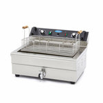 Friteuse - 20 L - 1 panier - avec robinet de vidange – Maxima 09365020