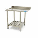 Table lave-vaisselle - 70 x 75 cm - gauche - avec dosseret et étagère de rangement – Maxima 09201029